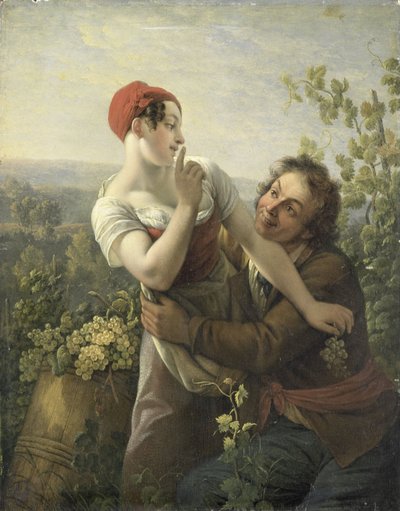 The Impassioned Grape Picker by Peter Paul Joseph Noel
