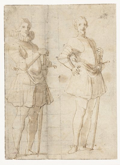 Two Studies of a Standing Officer by Peter Paul Rubens (possibly)