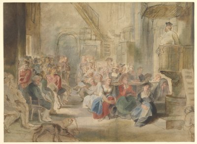 A Sermon in a Village Church by Peter Paul Rubens