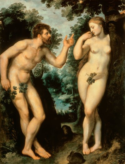 Adam and Eve under the Tree of Knowledge by Peter Paul Rubens