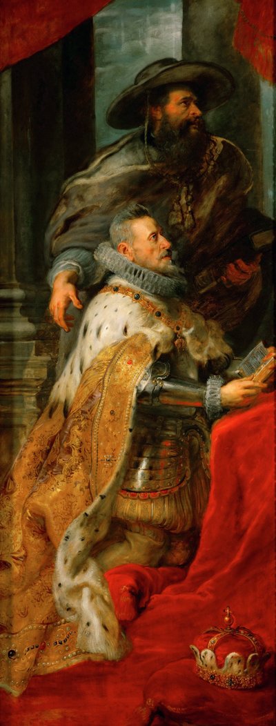 Archduke Albert VII of Austria (Left side panel of the Ildefonso Altarpiece) by Peter Paul Rubens