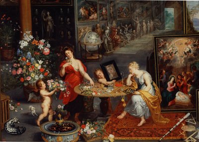 Allegory of Sight and Smell (detail) by Peter Paul Rubens