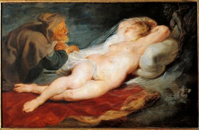 Angelica and the Hermit. From Orlando Furioso by Peter Paul Rubens