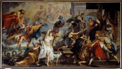 Apotheosis of Henry IV and Proclamation of the Regency of Mary of Medicis in 1610 by Peter Paul Rubens