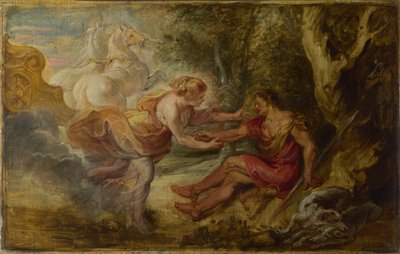 Aurora abducting Cephalus by Peter Paul Rubens