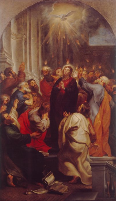 Outpouring of the Holy Spirit by Peter Paul Rubens