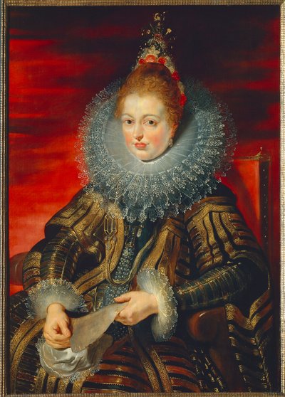 Portrait of Infanta Isabella Clara Eugenia of Habsburg by Peter Paul Rubens