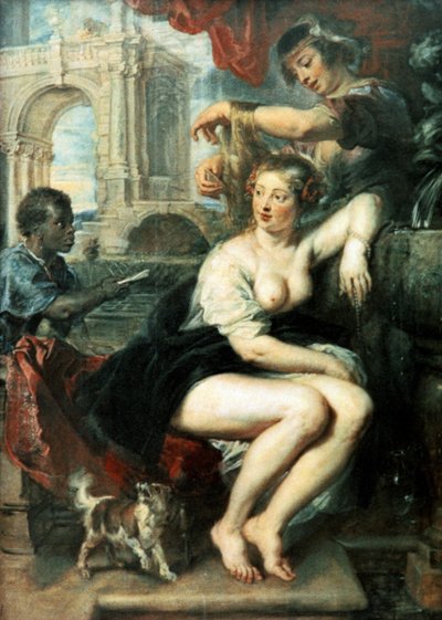 Bathsheba at the Fountain, c.1635 by Peter Paul Rubens