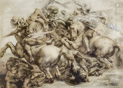 Battle of Anghiari, after Leonardo da Vinci by Peter Paul Rubens
