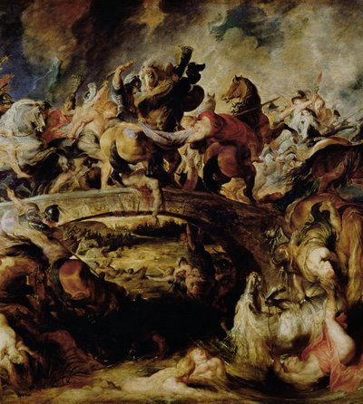 Battle of the Amazons and Greeks (detail) by Peter Paul Rubens