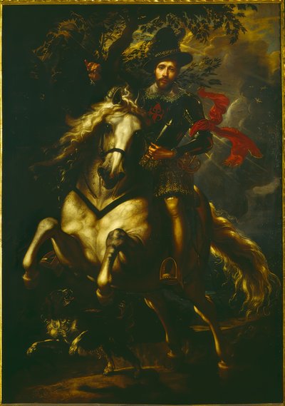 Portrait of Giovanni Carlo Doria on Horseback by Peter Paul Rubens