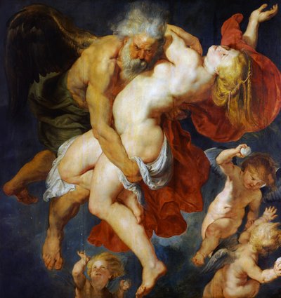Boreas Abducts Oreithya by Peter Paul Rubens