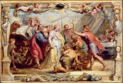 Briseis Given back to Achilles by Peter Paul Rubens