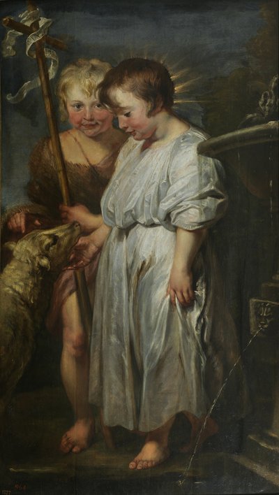 Christ and John the Baptist as Children by Peter Paul Rubens