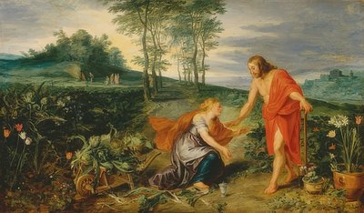 Christ Appears to Mary Magdalene on Easter Morning (Noli me tangere). Circa 1626 by Peter Paul Rubens