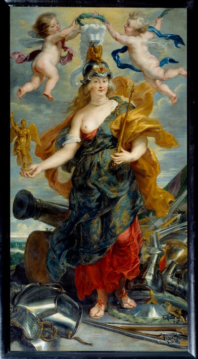 Cycle of the Medicis: Portrait of Marie de Medicis as Bellona by Peter Paul Rubens