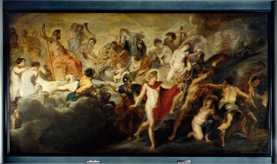 Cycle of Mary de Medicis: The Concert (or Council) of the Gods for Reciproc Marriages of France and Spain by Peter Paul Rubens