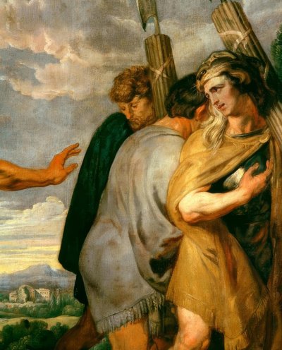 Decius Mus Bidding Farewell to the Lictors by Peter Paul Rubens