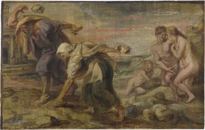 Deucalion and Pyrrha by Peter Paul Rubens