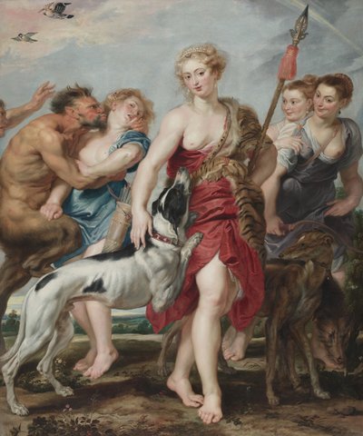 Diana and Her Nymphs Departing for the Hunt, circa 1615 by Peter Paul Rubens