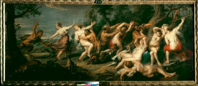 Diana and the Nymphs Surprised by the Fauna by Peter Paul Rubens