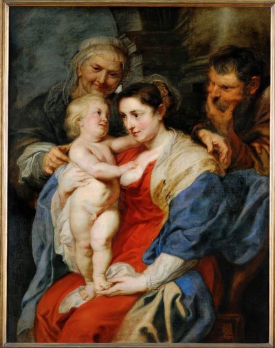 The Holy Family with Saint Anne by Peter Paul Rubens