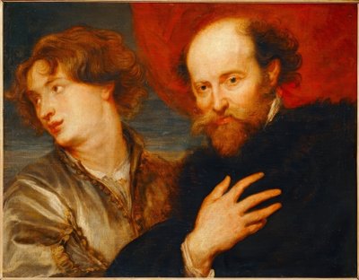 Idealized Double Portrait of van Dyck and Rubens by Peter Paul Rubens