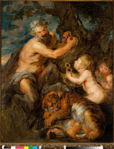 Education of Bacchus, c.1630-40 by Peter Paul Rubens