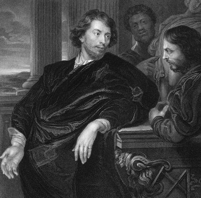 Engraved Self Portrait of Sir Peter Paul Rubens by Peter Paul Rubens