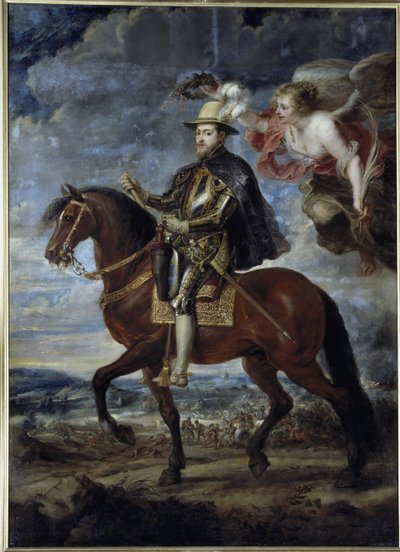 Equestrian Portrait of King Philip II of Spain by Peter Paul Rubens