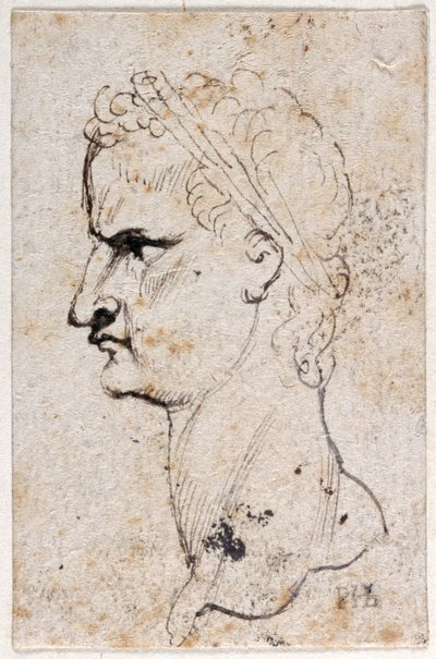 Gaius Caligula, from Ten Drawings of Eight of the First Twelve Caesars, after Giovanni da Cavino