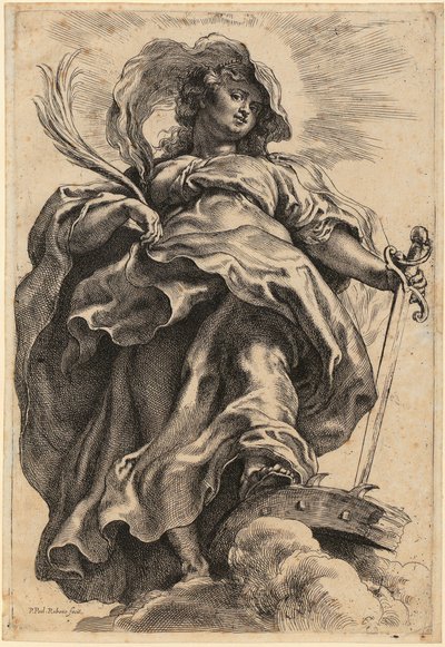 Saint Catherine by Peter Paul Rubens