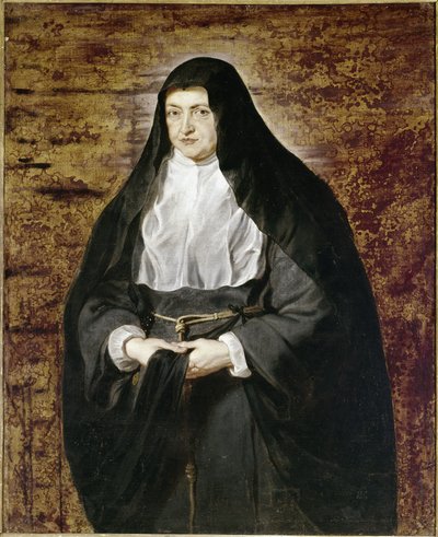 Infante Isabella of Spain dressed as a religious of the Order of the Clares by Peter Paul Rubens