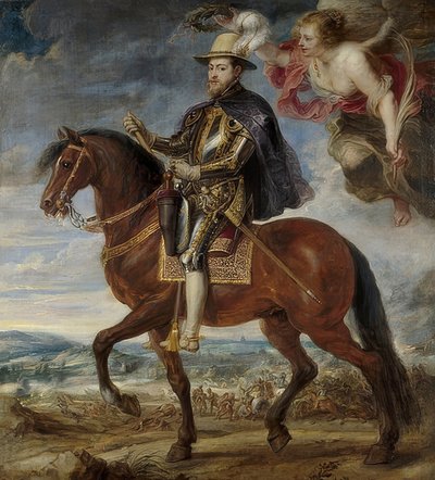 King Philip II of Spain (1527-1598) on Horseback by Peter Paul Rubens
