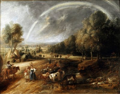 Landscape with the Rainbow (circa 1638) by Peter Paul Rubens