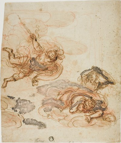 Mercury Chasing Two Harpies by Peter Paul Rubens
