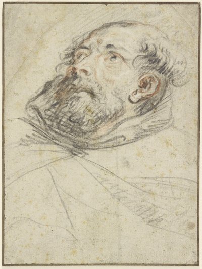Monk Looking Upward (Exemplum doloris) by Peter Paul Rubens