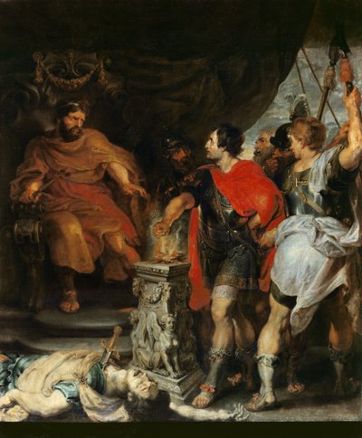 Mucius Scaevola Before Lars Porsena by Peter Paul Rubens