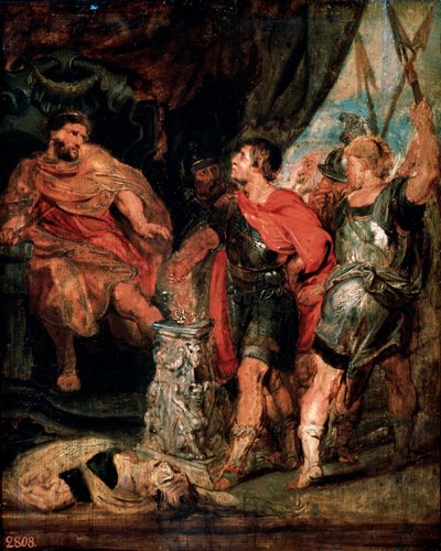 Mucius Scaevola before Porsenna by Peter Paul Rubens