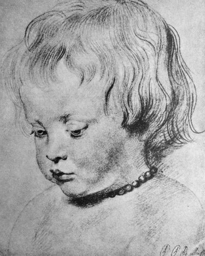 Nicholaas Rubens Wearing a Coral Necklace by Peter Paul Rubens