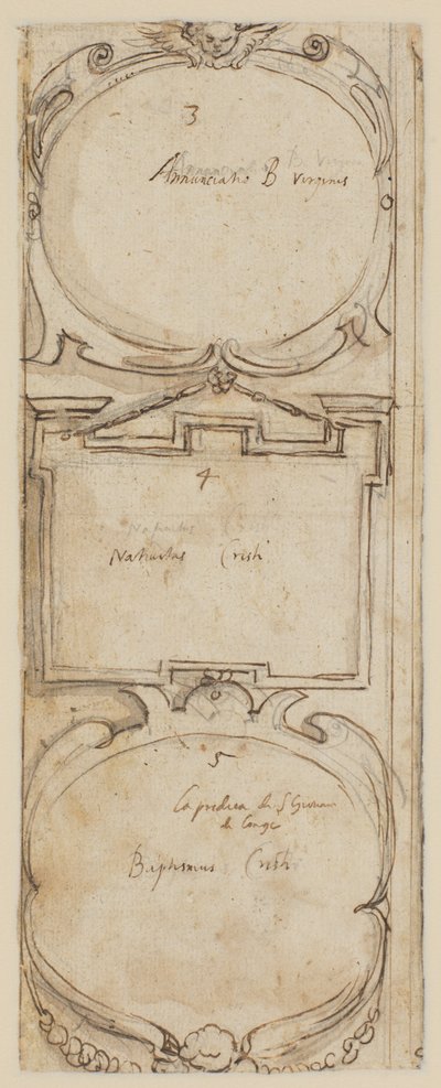 Ornamental Frames (verso of Creation of Animals) by Peter Paul Rubens