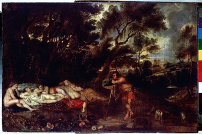 Landscape with Cymon and Iphigenia by Peter Paul Rubens