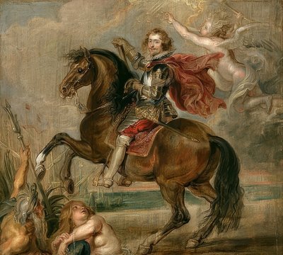 Portrait of Duke of Buckingham on Horseback. 1625 by Peter Paul Rubens