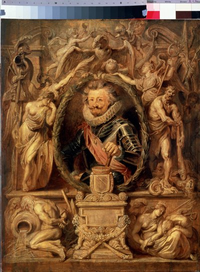 Portrait of Charles Bonaventure de Longueval, Comte de Bucquoy by Peter Paul Rubens