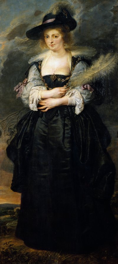 Portrait of Helene Fourment by Peter Paul Rubens