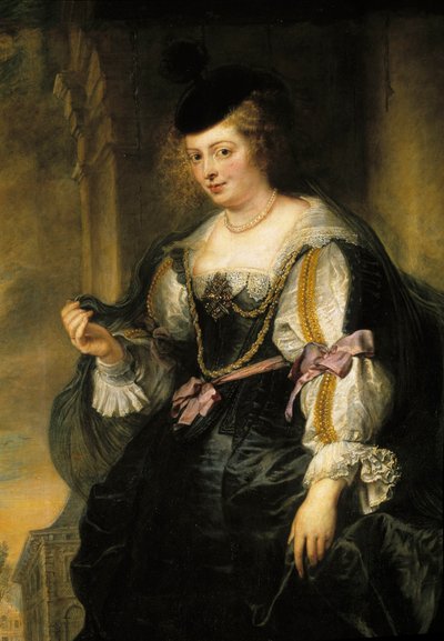 Portrait of Helene Fourment on the Carriage (detail) by Peter Paul Rubens