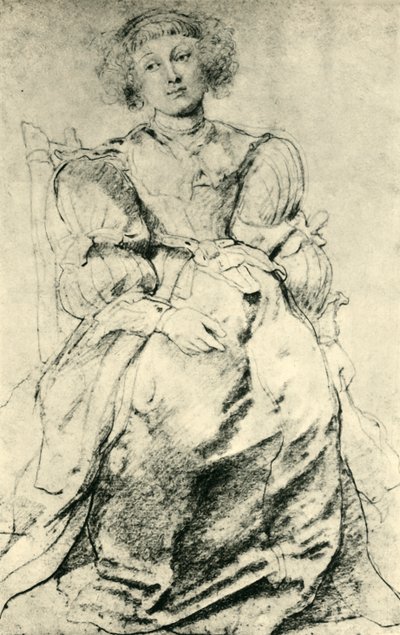 Portrait of Hélène Fourment by Peter Paul Rubens