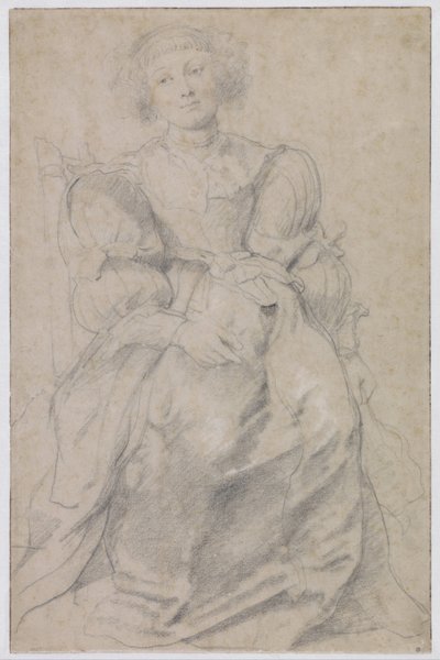 Portrait of Hélène Fourment by Peter Paul Rubens