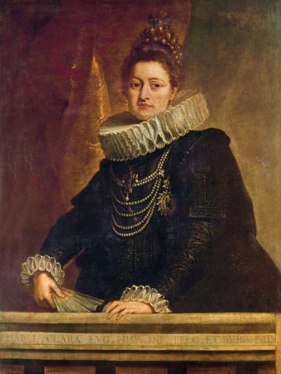 Portrait of Isabel Clara Eugenia of Habsburg, Infanta of Spain by Peter Paul Rubens