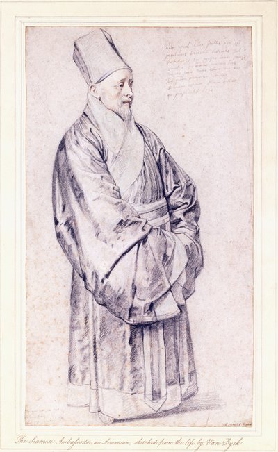 Portrait of Nicolas Trigault S.J. in Chinese Costume by Peter Paul Rubens